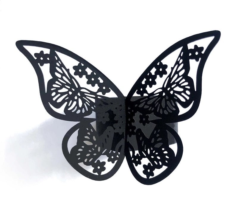 Retro Animal Butterfly Napkin Ring Synthetic Fibre 1 Pc|Home Decor Table Accessories
