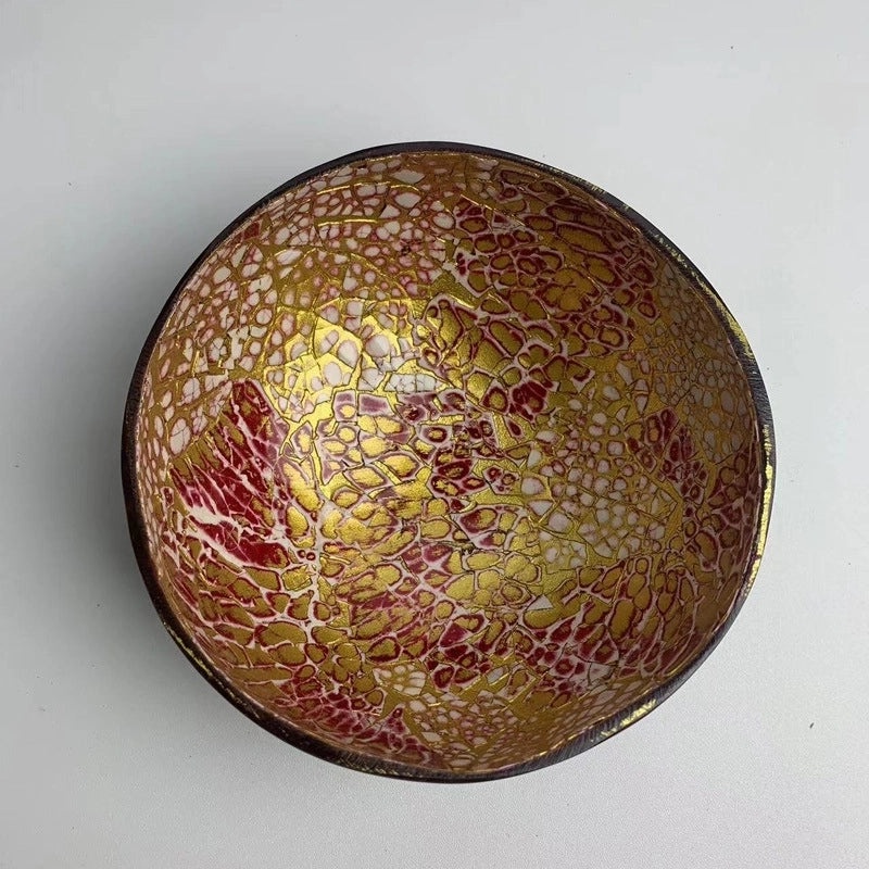 Natural Coconut Shell Charcoal Tableware Plate | Eco-Friendly Dining Accessories