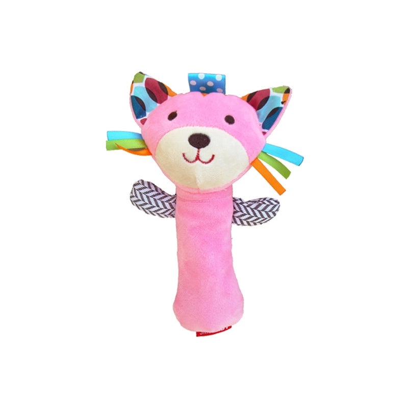 Cartoon Animal Baby Hand Rattle Stick Soft Newborn Toy|Baby Toys & Accessories