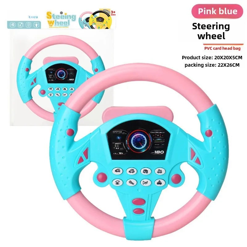 360-Degree Rotating Co-pilot Steering Wheel Simulator for Realistic Car Driving Experience|汽车配件与模拟器