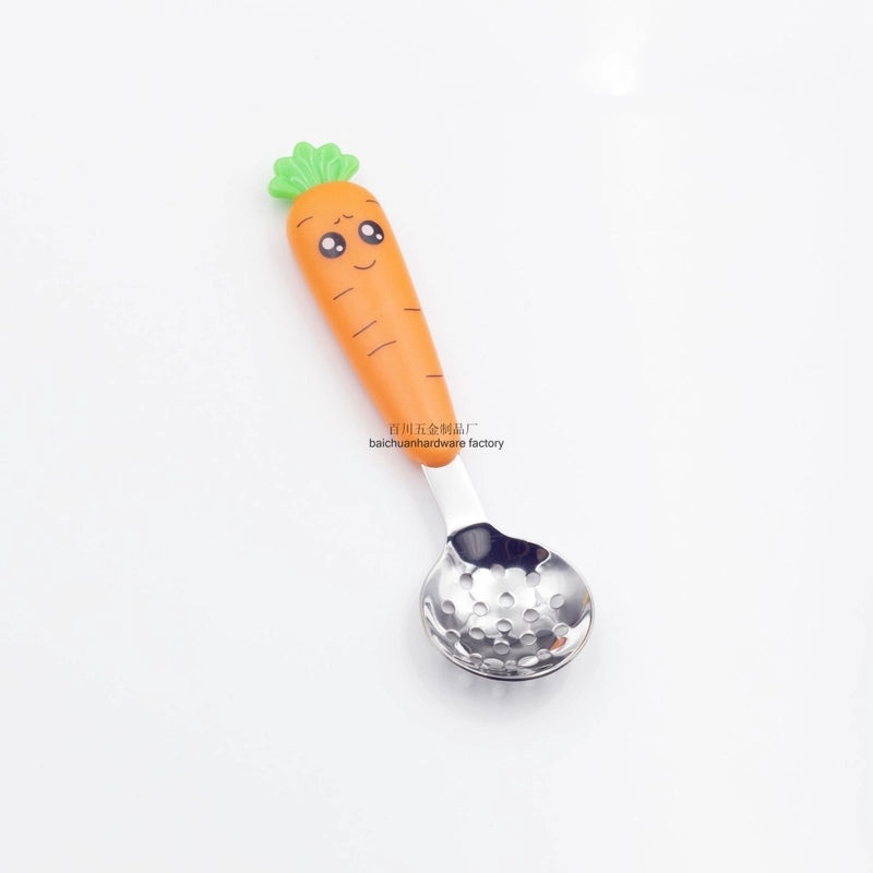 Adorable Carrot-Themed Stainless Steel Utensil 1 Piece|Kitchen & Dining Tableware