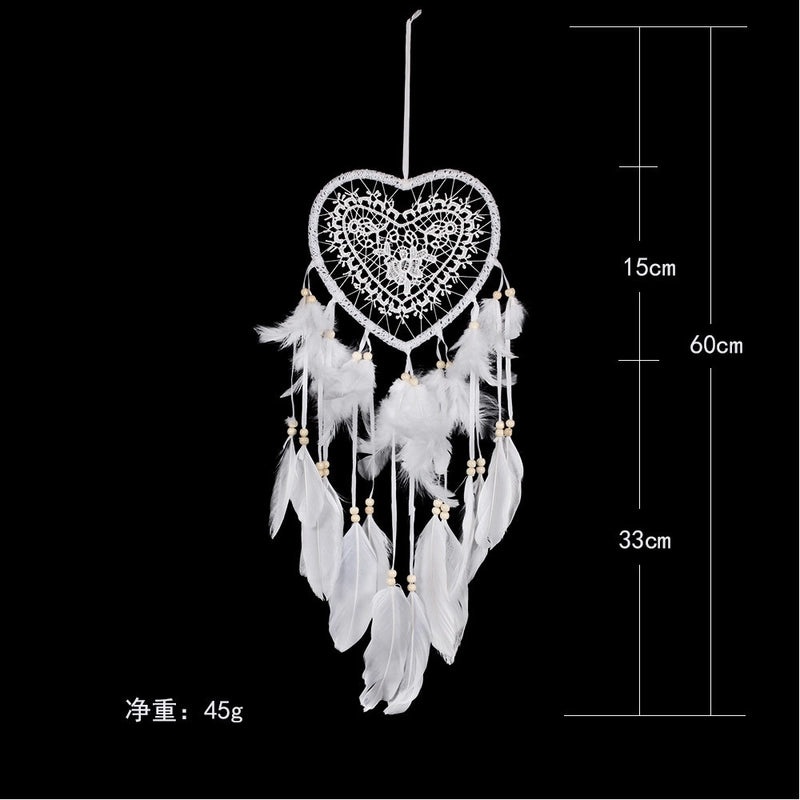 Retro Christmas Heart Pendant Wall Art Plastic Polyester Decoration|Home Decor & Wall Art