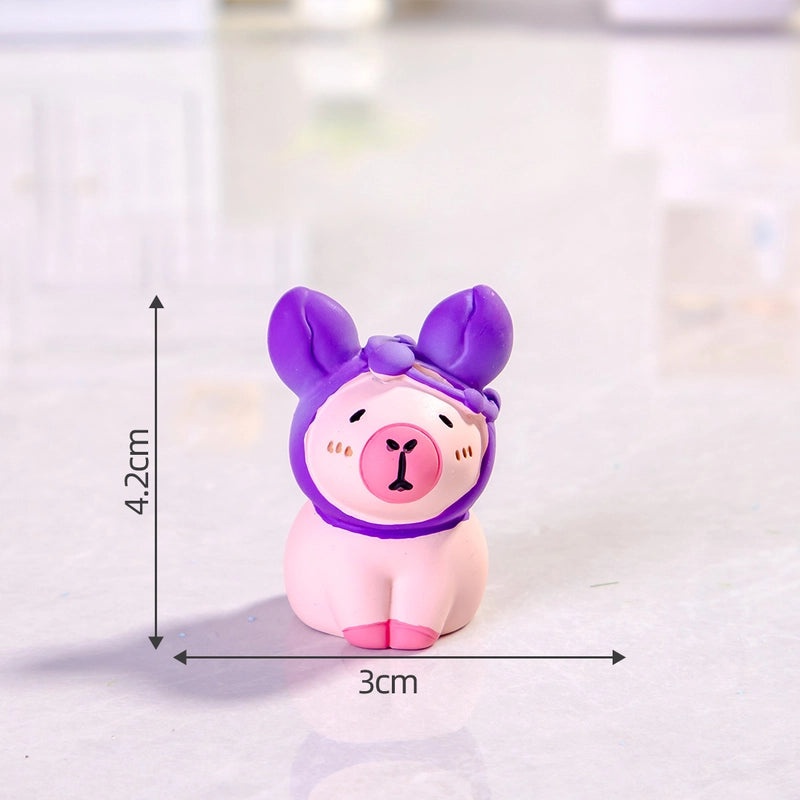 Realistic Capybara Figurine Resin Animal Model Toy | Animal Figurines & Collectibles