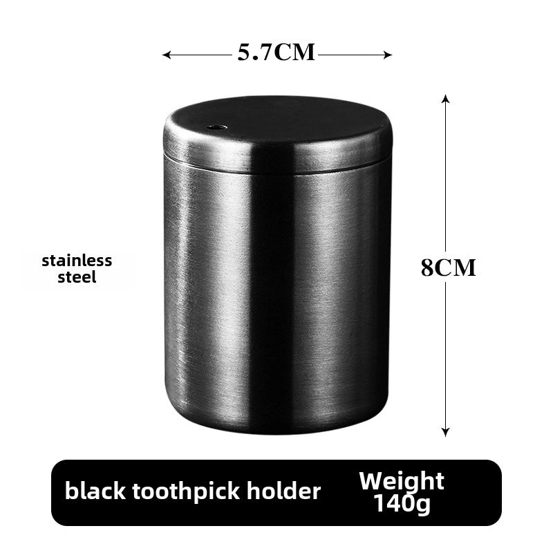 Stainless Steel Toothpick Holder with Custom Logo, Creative Nordic Design for Home, Restaurant, Hotel | Kitchen & Dining Accessories