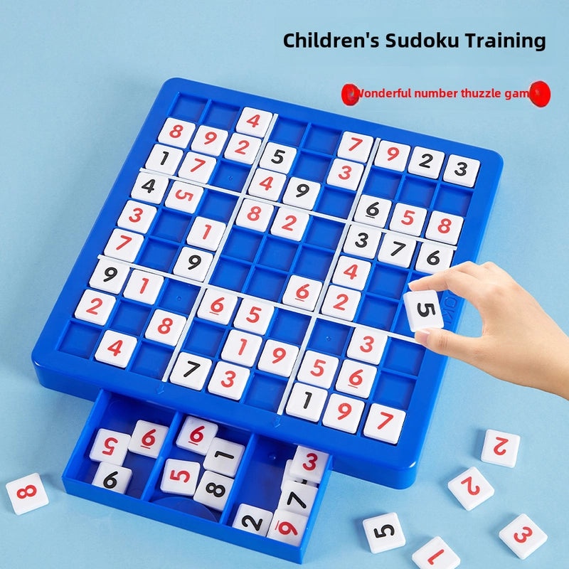 Children's Educational Sudoku Game Board, Jiugongge Puzzle for Kids, Storage Box Included | Toys & Games/Educational Toys