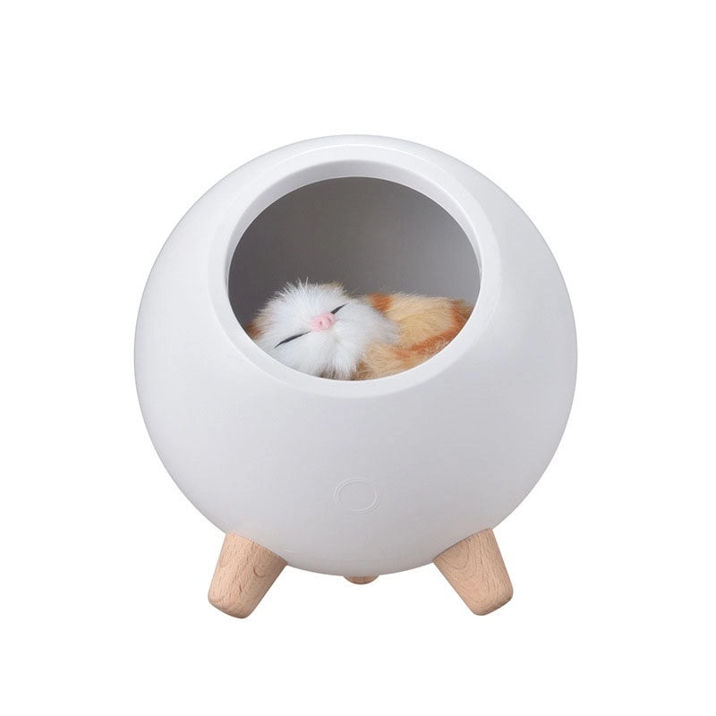 Adorable Pet House Night Light with USB Rechargeable Headlamp Bluetooth Speaker for Kids' Bedroom | Kids Night Lights & Bedroom Decor