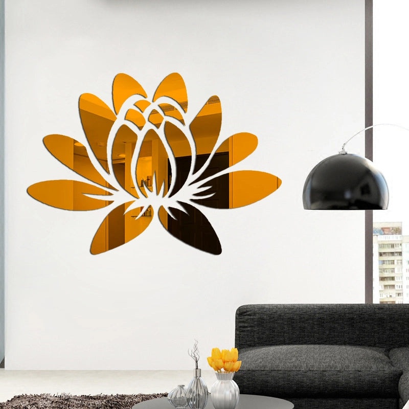 Pastoral Floral Acrylic Wall Decal 35x25cm|Home Decor Wall Art