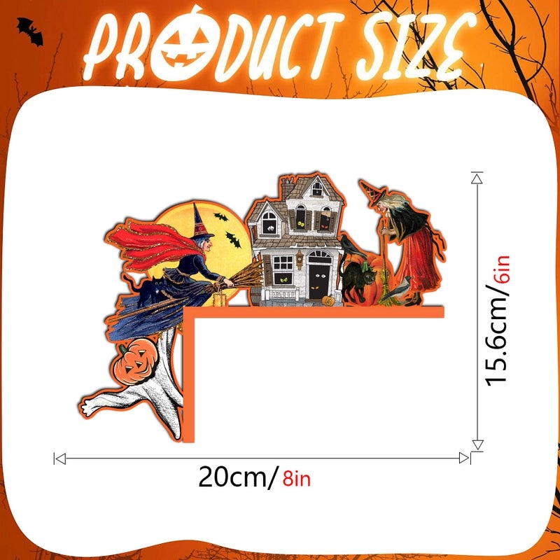 Halloween Pumpkin Wood Hanging Decoration for Fall | Seasonal Home Decor