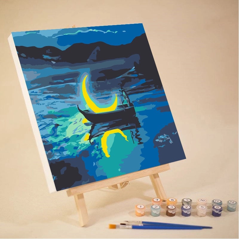 10-12 Color High Quality Pigment Set for DIY Digital Oil Painting Landscape | Painting Supplies