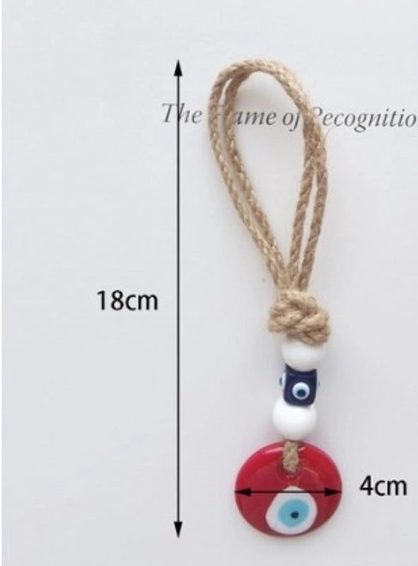 Vintage Devil's Eye Glass Pendant Wall Hanging | Home Decor & Wall Art