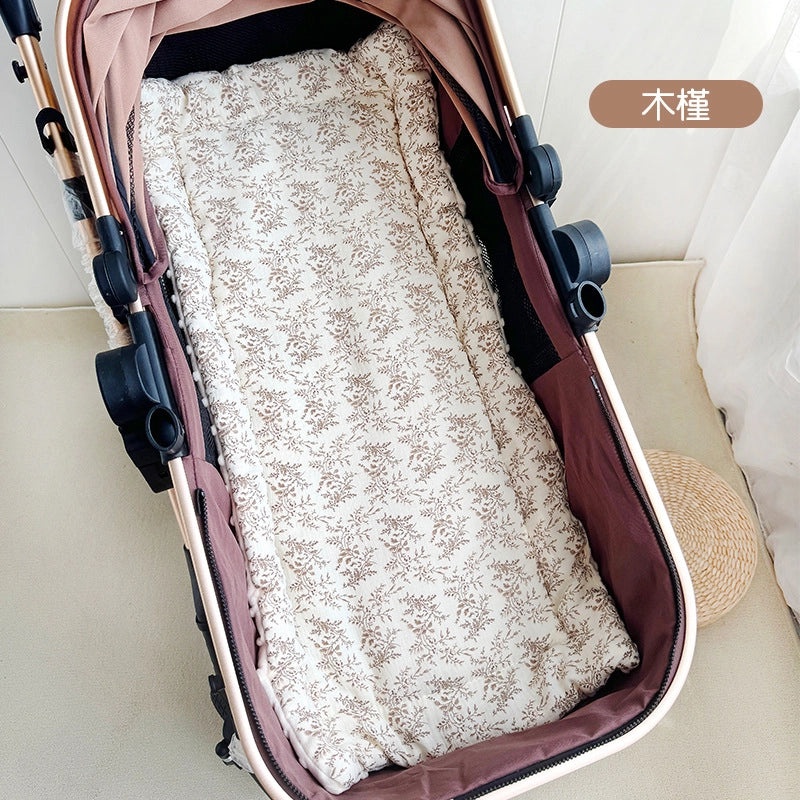 Universal Baby Stroller Cushion Thickened Cotton Double-Sided Machine Washable Soft Padding|Baby Stroller Accessories