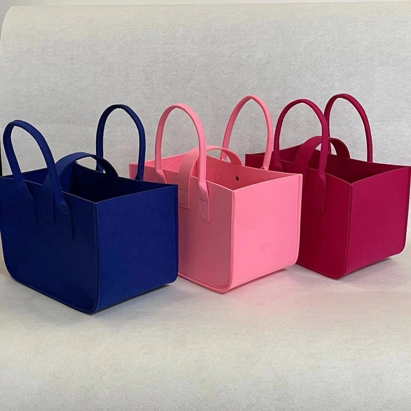 Elegant Women's Felt Square Buckle Handbag for Streetwear | Fashion Handbags & Accessories