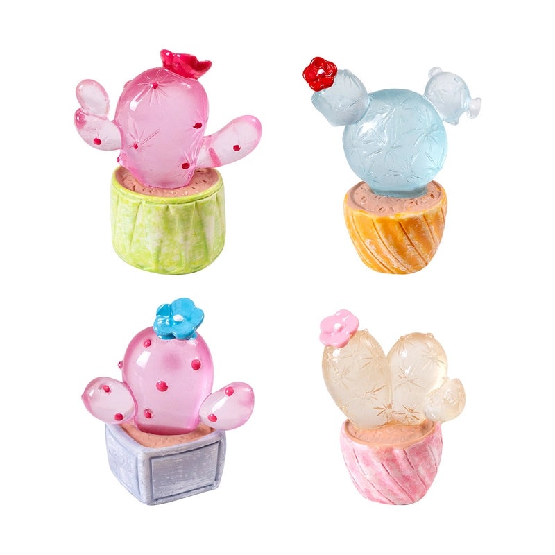 Miniature Fluorescent Cactus Hairpin Creative Micro Landscape Desktop Garden Ornament|Home Decor Accessories