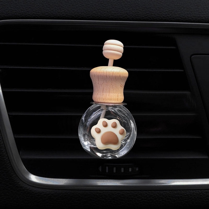 Cartoon Milk Tea Color Car Air Vent Perfume Bottle Cute Aromatherapy Ornament | Car Accessories