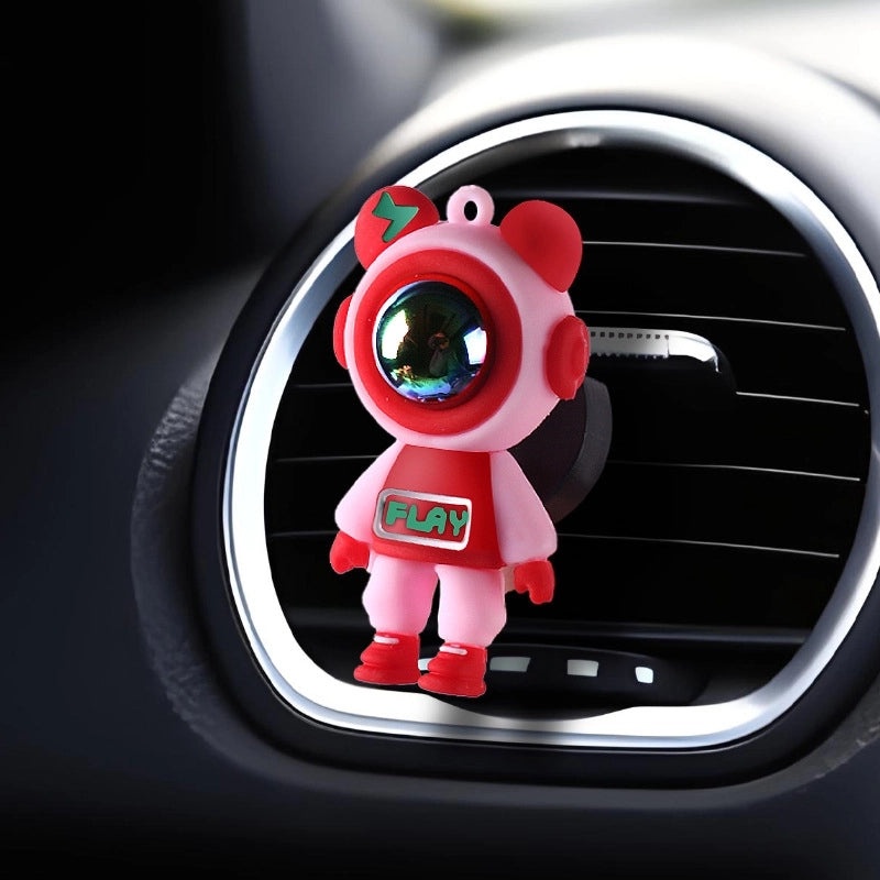 Cartoon Lightning Bear Car Air Outlet Aromatherapy Sheet, Car Perfume Vent Decoration|Car Accessories
