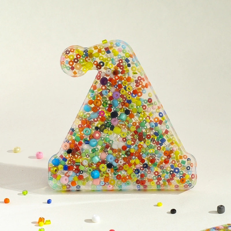 Christmas Silicone Decompression Toys Buckle Beads Stress Relief Fidget Toys|Stress Relief Toys