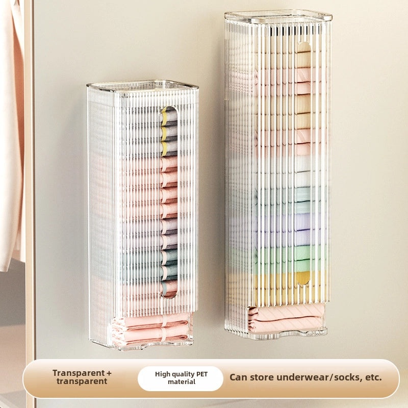 Wall-mounted Garbage Bag Dispenser Large Capacity Kitchen Plastic Bag Holder Convenient Extraction | Kitchen Storage & Organization