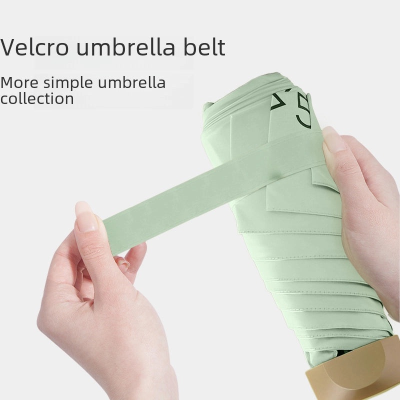 50% UV Protection Foldable Umbrella Compact Pocket Size Eight and Six Bone Options | Sun & Rain Umbrellas