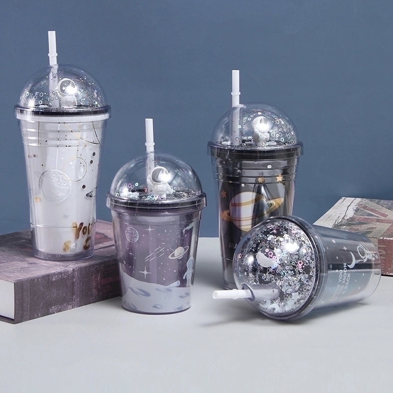 Cartoon Style Plastic Water Bottle for Everyday Use | Drinkware & Bottles