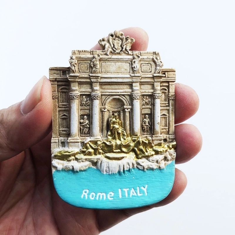 3-Piece Retro Streetwear Color Block Synthetic Resin Magnets Set|Home Decor & Magnets