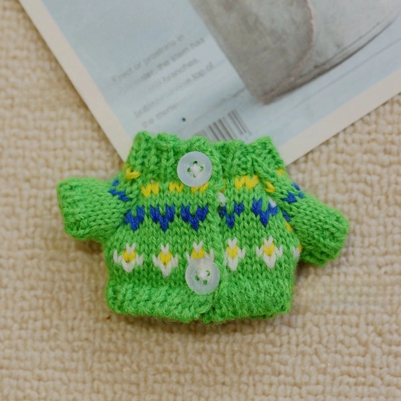 West Highland Hanging Button Sweater for Small Cotton Dolls | Doll Clothes & Accessories