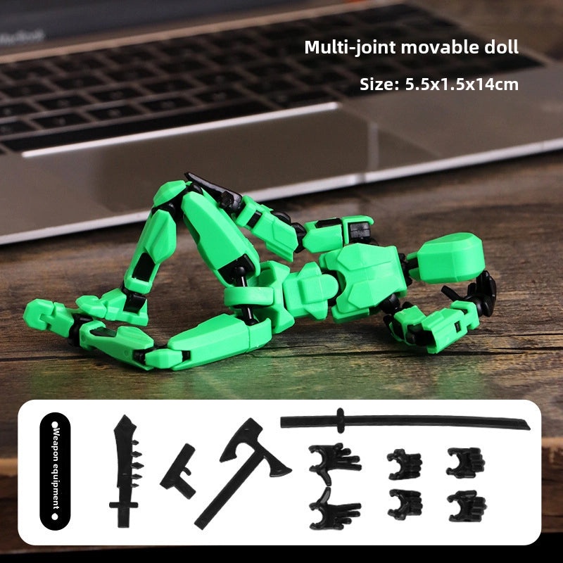 Lucky Doll 13-Joint Movable 3D Printed DIY Whole Body Stress Relief Toy | Toys & Games