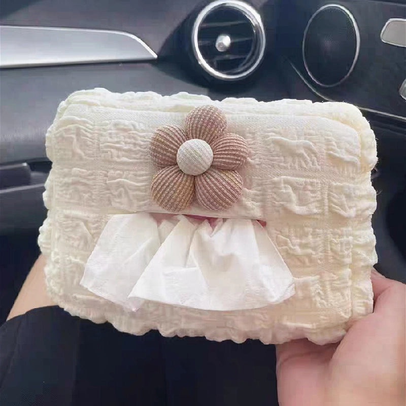 Multicolor Bubble Fiber Fabric Tissue Holder for Casual Vacation Use|Home & Living Accessories