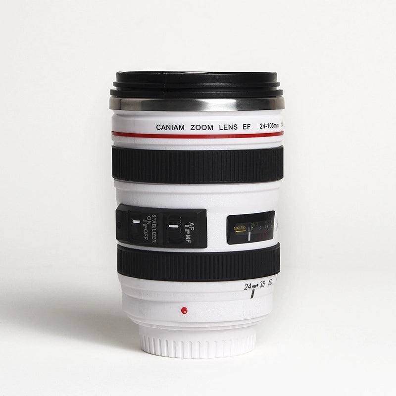Casual SLR Lens Stainless Steel Travel Mug ABS Material | Drinkware & Mugs