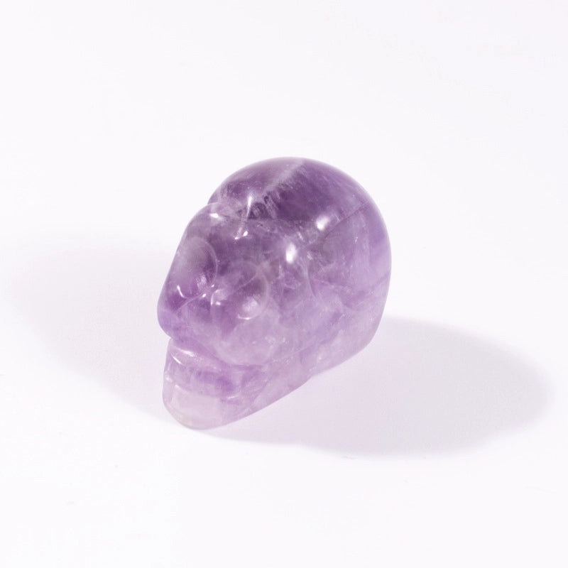 5-Piece Halloween Minimalist Skull Gem Obsidian Artificial Decorations|Home Decor