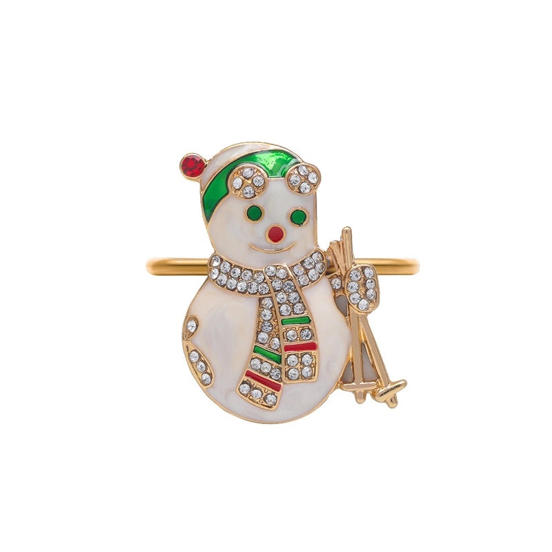 Multicolor Alloy Napkin Ring for Casual Vacation Dining 1 Piece|Home & Kitchen Tableware Napkin Rings