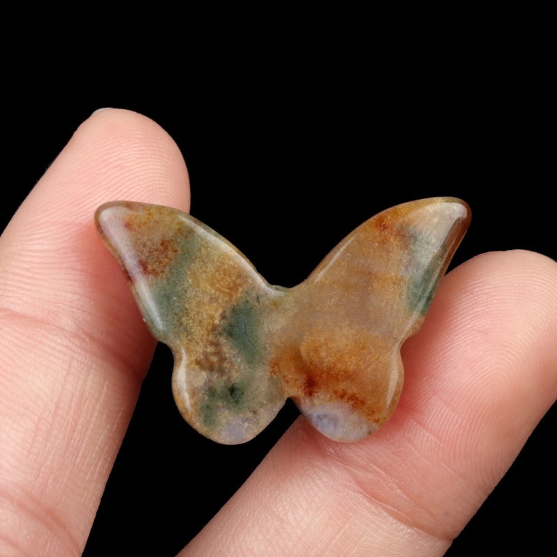 Elegant Butterfly Crystal Agate Ornament|Home Decor & Accessories