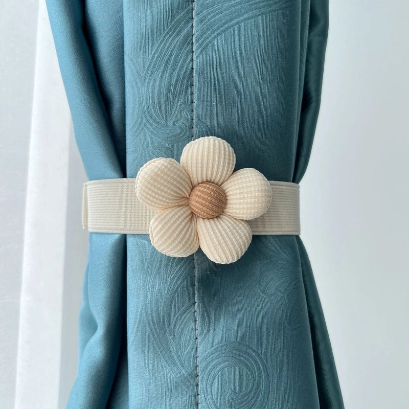 Casual Floral Polyester Curtain Tiebacks for Window Decor|Home Decor & Window Treatments