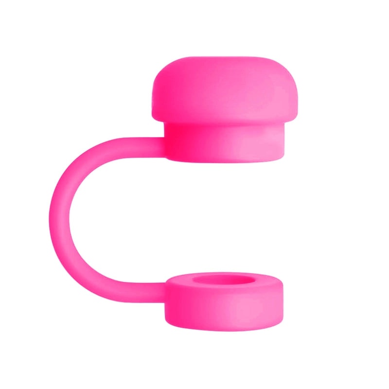 Elegant Floral Silicone Straw Cap for Cups | Drinkware Accessories