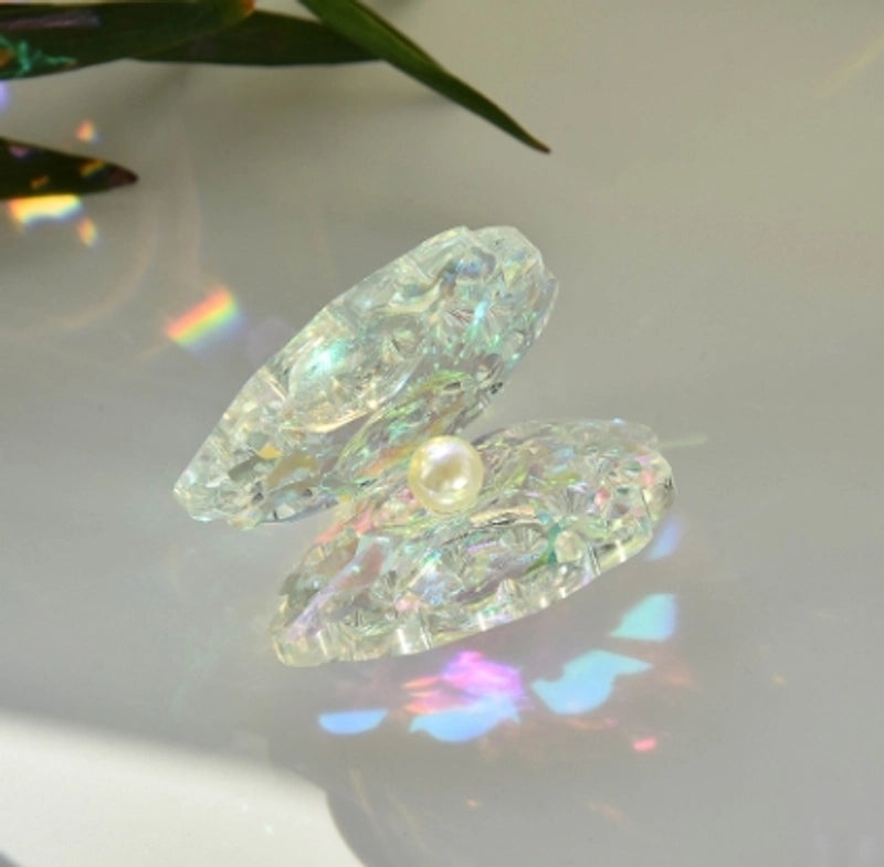 Elegant Minimalist Shell Crystal Ornaments for Casual Decor | Home Decor & Accessories