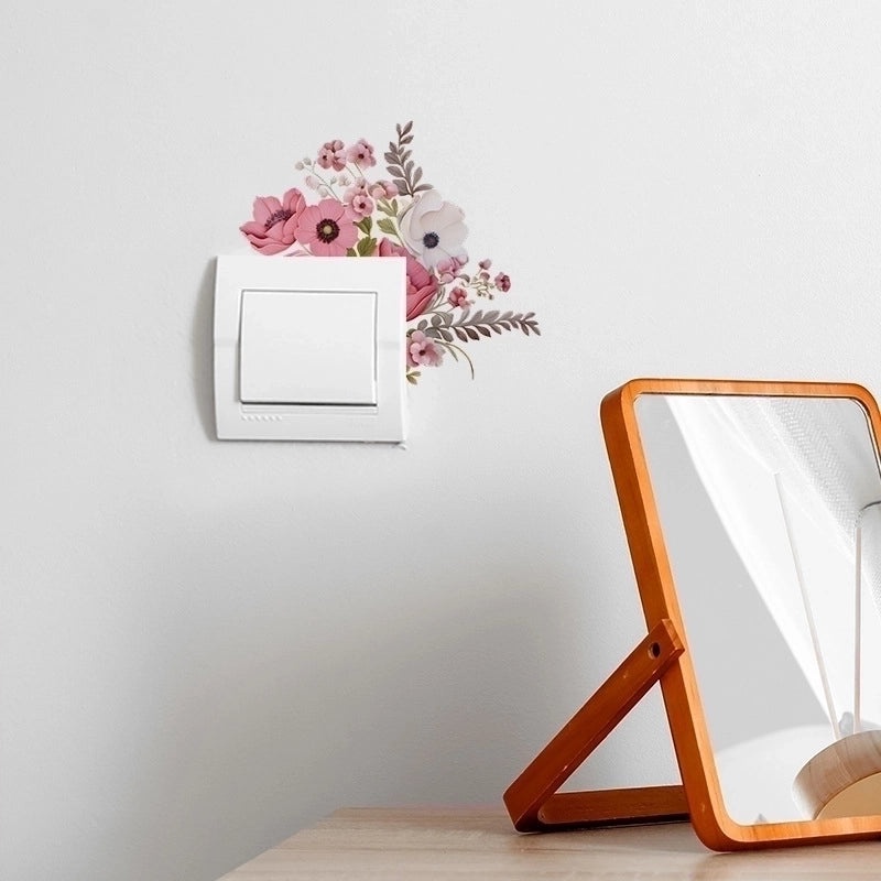 Floral PVC Wallpaper for Casual Vacation Vibes | Home Decor Wall Art