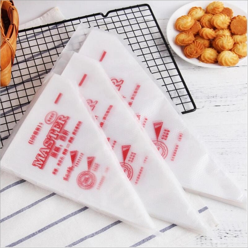 Medium Thickened Milking Oil Squeeze Bag for Baking Cake Decorating Disposable 100pcs | Baking Tools & Accessories