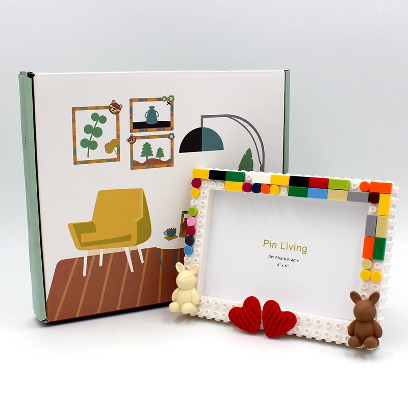 Heart-Shaped ABS Photo Frames for Casual Decor|Home Decor & Photo Accessories