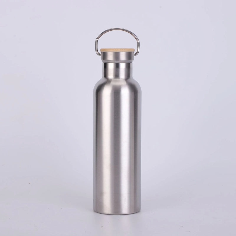 Double-Layer Vacuum Insulated Large Capacity Stainless Steel Thermal Travel Kettle Portable Wide Mouth Sports Water Bottle|Travel Accessories