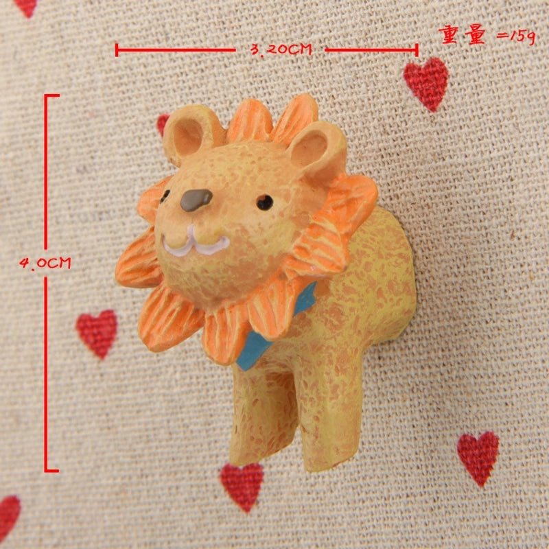 Cute Cartoon Animal Resin Figure | Decorative Accessories