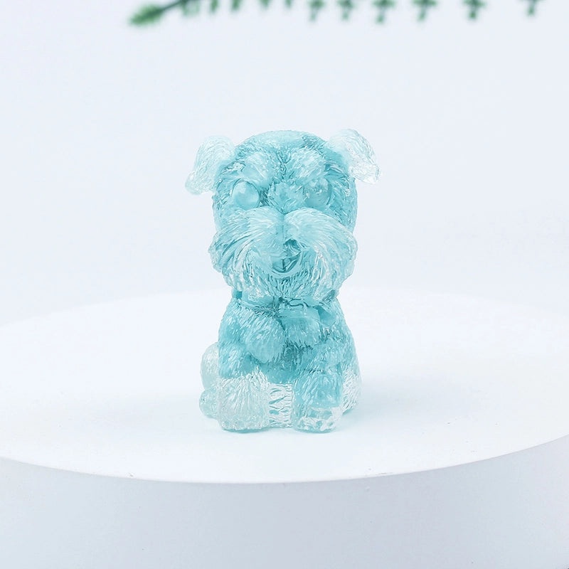 Adorable Dog Shaped Crystal Figurines for Home Decor|Decorative Figurines