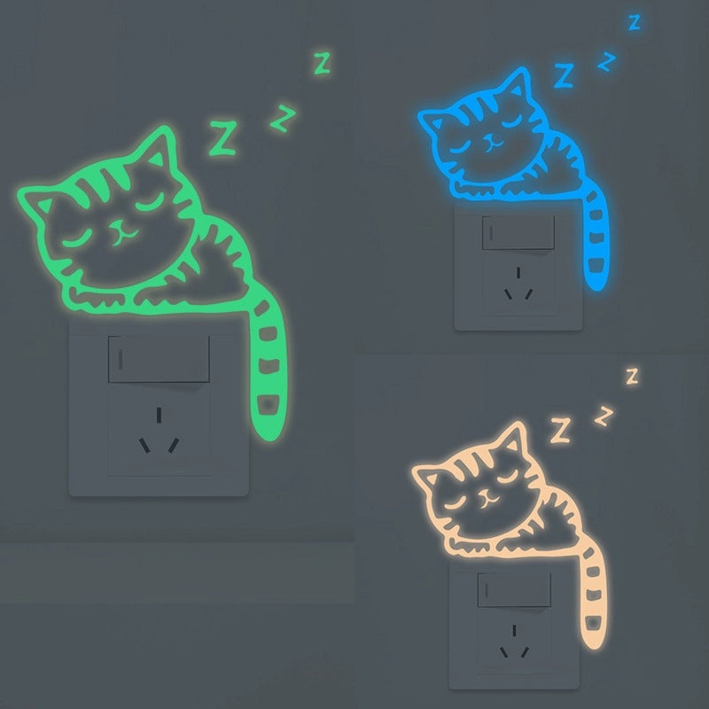 Cute Cat Wall Decal for Pet Lovers | Home Decor