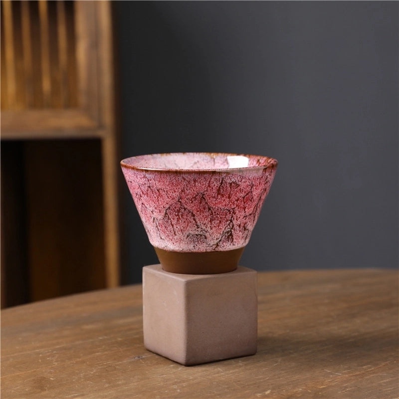 Chinoiserie Style Retro Solid Color Porcelain Water Bottle Single Piece|Home & Kitchen - Drinkware & Barware