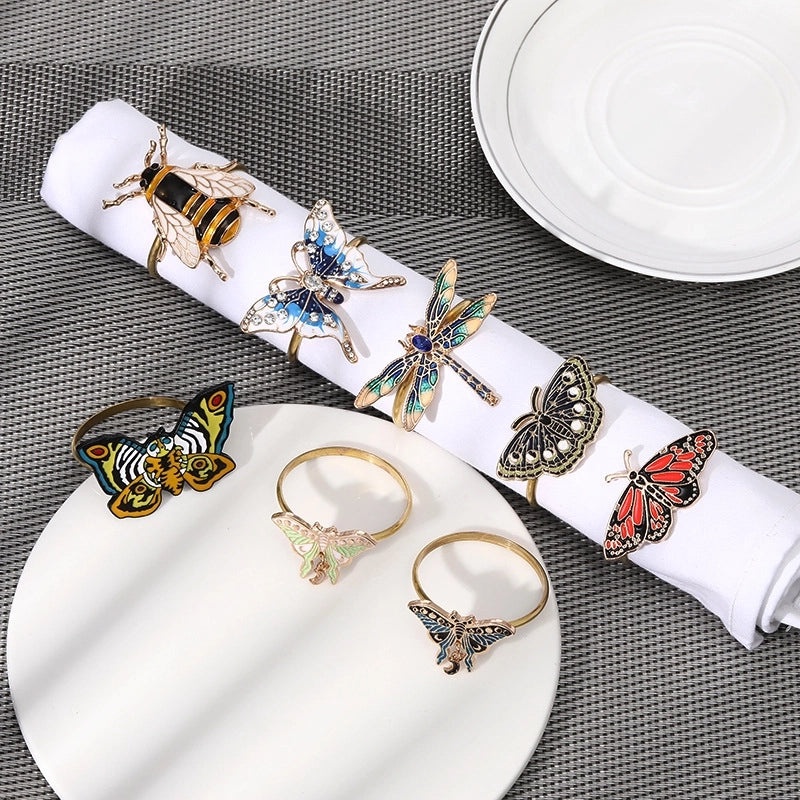 Vintage Butterfly Metal Napkin Holders|Tableware & Dining Accessories