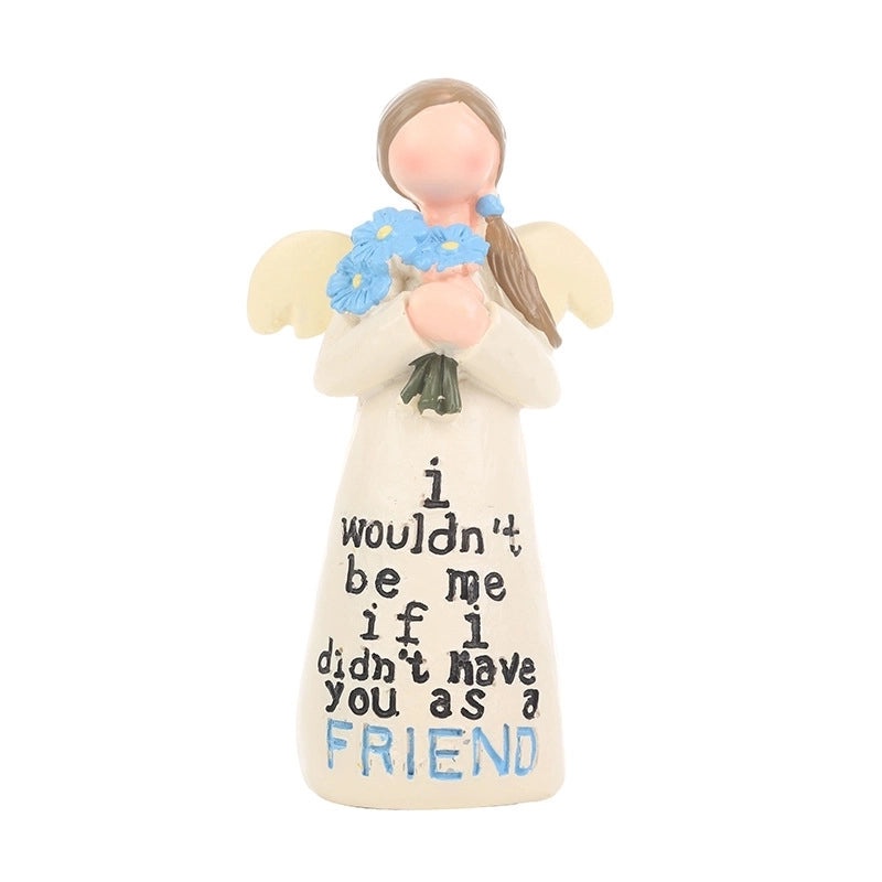 Charming Pastoral Angel Resin Figurines | Home Decor Ornaments