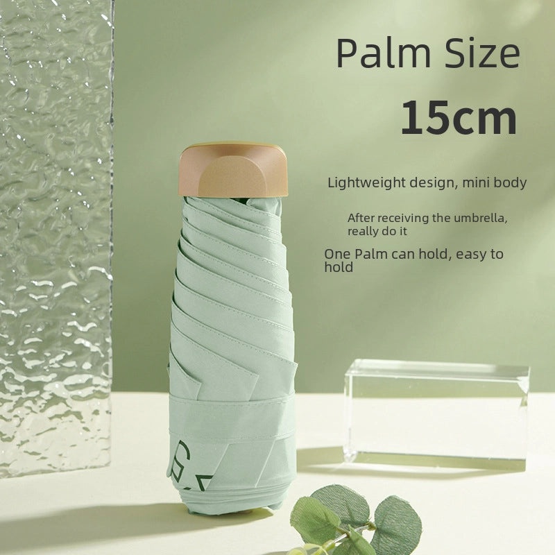 50% UV Protection Foldable Umbrella Compact Pocket Size Eight and Six Bone Options | Sun & Rain Umbrellas