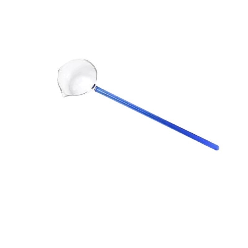 耐高温硼硅玻璃汤匙 可直火加热耐热油匙|厨房餐具