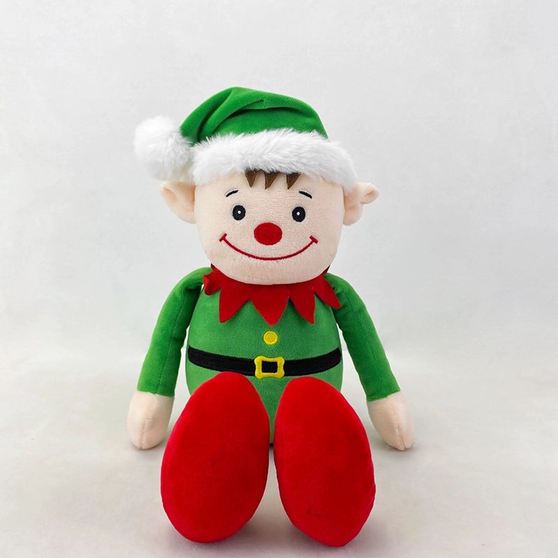 Christmas Plush Toys Santa Claus Snowman Elk Stuffed Animals Soft PP Cotton Gifts|Holiday Plush Toys