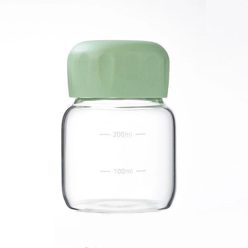 Stylish Mini Portable Glass Milk Cup for Summer, Household & Students | Drinkware & Glassware