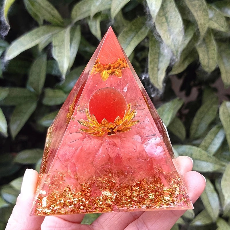 Classic Geometric Acrylic Crystal Pyramid Decor|Home Decor