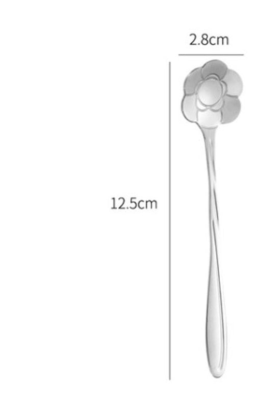 Elegant Floral Stainless Steel Spoon | Kitchen Utensils